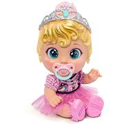 Baby Cool Missy Bling Poupée avec vêtements, chaussures et accessoires exclusifs de style glamour et brillant comprenant 2 t-shirts, 1 tutu, 1 tétine, 1 bandeau et boucles d'oreilles, multicolore