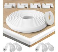 Baby Corner And Edge Protection 6.4m Total Coverage With Corner Guards And 8 Corner Guards,1 Door Stopper And 4 Drawer Locks,Safety Foam Kit For Children Furniture.[K1]