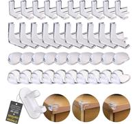 Baby Corner Guards + Door Safety Lock Baby Safety Corners Baby Safety Corner Protectors Baby Home Safety & Tables Set Of 40