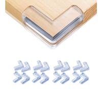 Baby Corner Protectors, Edge Protection, Self-Adhesive for Furniture, Soft and Non-Toxic, Clear and Transparent (16pcs)