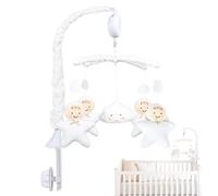 Baby Crib Mobile - Jouet Suspendu Musical, Animaux En Peluche Rotatifs, Berceuse À La Berceuse | Décoration De Crèche Pour Les Filles Et Les Garçons, Une Aide Au Sommeil Apaisante Pour Le Berceau Pour