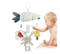 Baby Crib Mobile - Thème animal musical - Jouet en peluche pour bébé - Carillon éolien pour la maternelle - Décoration de suspension de lit pour enfant - mobile pour la fixation des