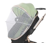 Baby Crib Net, Bassinet Net Cover for Baby,Berceau portable de filet en maillage protecteur - Tente de poussette à couverture complète pour les voyages, Baby Pram Net respirant, pour la promenade en v