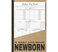 Baby Daily Log Book: Daily Newborn Log to Track Nursing, Diapers, Sleep & Milestones / Gift for Parents, Grandparents, Baby Showers & Nannies