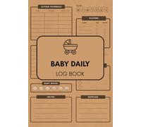 Baby Daily Log Book: Newborn Daily Tracker for Feedings, Diapers, Sleep, and Activities - Baby Schedule Journal for New Parents or Nannies