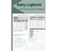 Baby Daily Log Book : Newborn Daily Tracker To Record Feedings, Sleep, Diapers And Milestones | Simple Daily Record Book for New Parents & Nannies: All-in-One Baby Care Journal for First-Time Parents