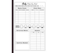 Baby Daily Log Book: Record Feed, Sleep, Naps, Diapers, Activities And Supplies Needed | Perfect For New Parents Or Nannies