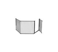 BabyDan Flex L, 90-223 cm, Barrière de sécurité/barrière d'escalier/séparation de pièce, noire, fabriquée en Danemark - Barrière pour bébés (Barrière pour chiens/Parc pour chiens)