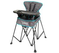 Baby Delight Go with Me Uplift Deluxe Portable High Chair, Indoor and Outdoor,Slate Grey