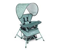 Baby Delight Go with Me Venture Chaise portable | Intérieur et extérieur | Auvent solaire | 3 étapes de croissance pour enfant | Vert jardin