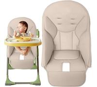 Baby Dining Chair Covers | PU Leather Dining Chair Cushions | High Chair Covers for Baby | Comfortable Multifunctional Seat Replacement for Peg-Perego, Kosmic Jané, Siesta Zero3, Baoneo