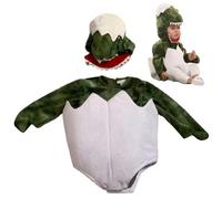 Baby Dinosaur Costume Soft Funny Egg Dinosaur Costume Toddler pour Halloween Christmas Party Cosplay adapté aux bébés d'une