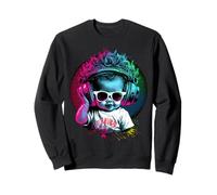Baby DJ, Design, Music Fun, mixe and Radio, Festival Rock Sweatshirt