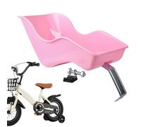 Baby Doll Cycle Seat - Poll Carrier, Attachement De Vélo | Clip sur Le Siège De Bicycle Dolls avec Sangle, Chaise De Vélo Rose Rose pour Filles pour Les Filles, Jouet Jouet en Plein Air pour Trike Ou