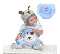 Baby Doll Pacificier - Outils de mastication magnétique | Sucette bébé sucette | Reborn Babies Doll Accessoires pour améliorer les heures créatives de la petite fille et améliorer les compétences cogn