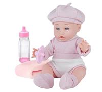 Baby Doll Set 12 Pouces réaliste poupée bébé Douce avec Sucette et Bouteille infirmière et Petite éducation Lavable de Courtepointe pour Les Enfants |.Poupées