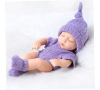 Baby Dolls 7 in long Vinyl Soft Vinyl LifeLIKE POSEABLE POSE-BRON RÉLIST POULON RÉLICATIVE AVEC LES VOITS Mini Baby Dolls For Girl, enfants réalistes NOUVELLES BÉBÉES (style 1), Baby Doll réaliste, S