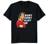 Baby Don't Hurt Me T-Shirt Popular Gym Trend Fitness Lovers Tee Tops 100% Cotton Unisex Casual Summer T Shirts Black M