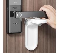 Baby Door Lock (Pack Of 2),Baby Safety Door Block,Temporary Lever Stopper For Bedroom,Toddlers And Pets Stick On Kitchen Room