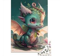 Baby Dragon Puzzles 1000 Pièces Cadeau Unique Jeu Éducatif Challenge Toy À De Qualité Supérieure Peinture Art pour Adultes Et Enfants À Partir De 14 Ans 1000pcs (75x50cm)
