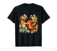 Baby Dragon Toast Fire Funny Cooking Chaos T-Shirt