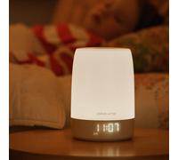 CREATE/BABY DREAM CONNECT/Lampe de sommeil et bruit blanc pour bébé avec WiFi blanc cassé/Connexion Bluetooth, 3 fonctions, 32 pistes audio, 3W
