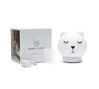 Baby Dream Machine - La veilleuse 5 en 1 d'aide au sommeil - Veilleuse, Thérapie par la Lumière Rouge, Thérapie Sonore par Bruit rose, Humidificateur & Aromathérapie