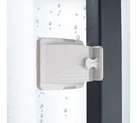 BABY DROM Lot de 4 verrous de porte coulissante en verre pour enfant - Barres de sécurité coulissantes pour portes de placard de patio sans perçage - Installation facile