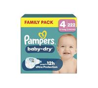 Baby-Dry Couches Taille 4 x222 Family Pack - Unisexes-Bébés - Jetable - Nourrisson