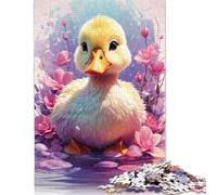 Baby Duck Puzzle 1000 Pièces Educa Jouet en Bois Jeu D'Intelligence Décoration Intérieure Jeu Éducatif Challenge Toy Adultes Et Enfants À Partir De 14 Ans 1000pcs (38x26cm)