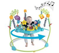 BABY EINSTEIN Aire d'éveil à rebonds Curiosity, éducative 2 en 1 et jouet au sol, jeux à 360° 6M+ cadeau bébé