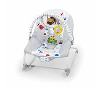 Baby Einstein Dean Transat Bébé Balancelle Électrique Évolutif 3-En-1, Melodies Et Vibrations, 3 Positions, Arche Amovible 0-30 Mois Multicolore