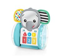 BABY EINSTEIN EARL l'éléphant Jouet d'éveil à roulettes interactif multilingue, Cadeau Noel bébé, développement de la motricité