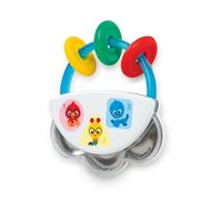 Baby Einstein, Jouet musical et hochet Tiny Tambourine, sans BPA, Jouet nomade, Développement de la motricité, Eveil sensoriel, A partir de 3 mois