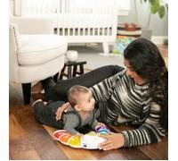 BABY EINSTEIN- Jouet Musical Piano- Glow & Discover- Jouet d’activités avec Lumières, Musique & Hochet, 3 Modes - Multilingue