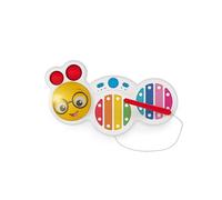 Baby Einstein, Jouet musical xylophone Cal’s Curious Keys, 2 modes de jeu, Eveil sensoriel et musical, Développement de la motricité