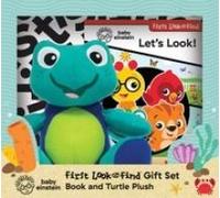 Baby Einstein: Let's Look! First Look And Find Gift Set Book And Turtle Plush