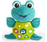 BABY EINSTEIN NEPTUNE la Tortue Peluche jouet d'éveil musical, interactif, multilingue, 6 sons d'instruments, apprentissage des couleurs