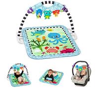 Baby Einstein - Neptune's Discovery Reef, 3-en-1, Play Gym & Take-Along Toy Bar, 65+ Mélodies et Chansons, 4 Modes d'amusement, Nouveau-né