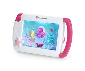 Baby Einstein on-The-Go Sea Dreams Soother Rose, Aquarium Bébé Portable, Veilleuse Bébé Musicale et Lumineuse avec Bruit Blanc, Attache Poussette, Idéale pour Voyages, 0+ Mois