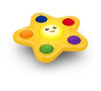 Jouet sensoriel à bulles Ocean Explorers Pop & Glow Starfish Light Up de Baby Einstein, pour les bébés de 6 mois et plus