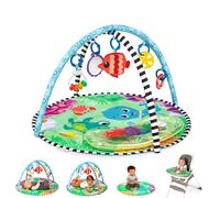 Tapis D'éveil Baby Einstein Ocean - 2 En 1 - Avec Coussin D'ean Gonflable - 46 X 81 X 81 Cm - Multicolore - Des La Naissance