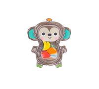 Bright Starts Tapis d'eau Hungry Monkey – Jouet sensoriel gonflable pour 0–6 mois et plus – 1 pièce