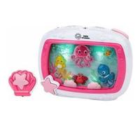 BABY EINSTEIN Veilleuse bébé -Reves marins rose- Réglage 25 min lumiere, son, musique ou bruit de l'océan apaisantes, télécommande G