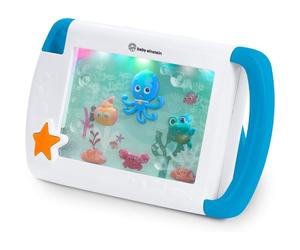 BABY EINSTEIN- Veilleuse On-the-Go Sea Dream Aquarium Bébé Portable Veilleuse Bébé Musicale et Lumineuse Attache Poussette