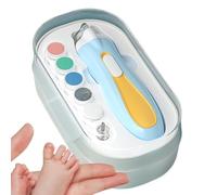 Baby Electric Nail Trimmer, Rechargeable Electric Nail Grinder with Dust Cover, LED Light Fingernail Clippers for men, Thick Nails, Safe and Gentle Nail Care, Electric Nail Grinder Baby,