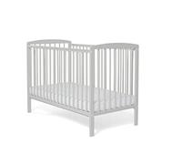 Baby Elegance Starlight Lit bébé en Bois Gris avec hauteurs réglables, Rails de Dentition durables et Design Compact | Lit Nouveau-né idéal pour Les Petits espaces | Matelas Vendu séparément