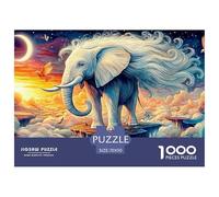 Baby ÉléphantSplash Puzzle Adulte 1000 Pièces L'Excellence du Puzzle-Défi - Conçu pour Une Clientèle Mixte (Homme, Femme, 14 Ans Et Plus) 70x50cm/1000pcs