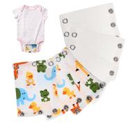 Baby Extenders de Books - Extendeurs de bodys en coton doux avec fermeture à pression | Longueur réglable pour lesbébés en croissance, parfait pour lescouches en tissu et lesnourrissons grands, l'e