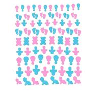 Baby Family Collections parents (autocollants pour ongles bébé garçon et fille)